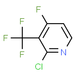 ChemSpider 2D Image | 2-Chloro-4-fluoro-3-(trifluoromethyl)pyridine | C6H2ClF4N