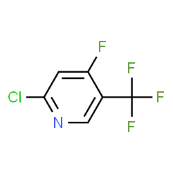 ChemSpider 2D Image | 2-Chloro-4-fluoro-5-(trifluoromethyl)pyridine | C6H2ClF4N