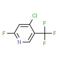 ChemSpider 2D Image | 4-Chloro-2-fluoro-5-(trifluoromethyl)pyridine | C6H2ClF4N