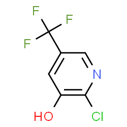 ChemSpider 2D Image | 2-Chloro-5-(trifluoromethyl)-3-pyridinol | C6H3ClF3NO