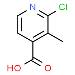 ChemSpider 2D Image | 2-Chloro-3-methylisonicotinic acid | C7H6ClNO2