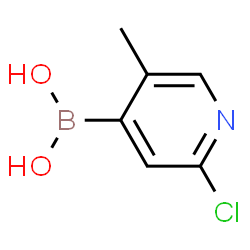 ChemSpider 2D Image | (2-Chloro-5-methyl-4-pyridinyl)boronic acid | C6H7BClNO2