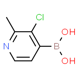ChemSpider 2D Image | (3-Chloro-2-methyl-4-pyridinyl)boronic acid | C6H7BClNO2