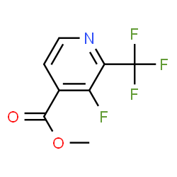 ChemSpider 2D Image | Methyl 3-fluoro-2-(trifluoromethyl)isonicotinate | C8H5F4NO2