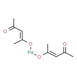 ChemSpider 2D Image | Palladium(2+) bis[(2E)-4-oxo-2-penten-2-olate] | C10H14O4Pd