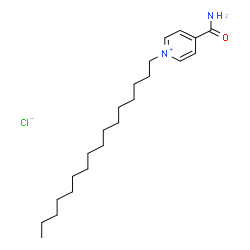 ChemSpider 2D Image | 4-Carbamoyl-1-hexadecylpyridinium chloride | C22H39ClN2O