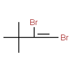 ChemSpider 2D Image | 1,2-Dibromo-3,3-dimethyl-1-butene | C6H10Br2