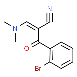 ChemSpider 2D Image | (2Z)-2-(2-Bromobenzoyl)-3-(dimethylamino)acrylonitrile | C12H11BrN2O