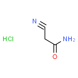 ChemSpider 2D Image | 2-Cyanoacetamide hydrochloride (1:1) | C3H5ClN2O