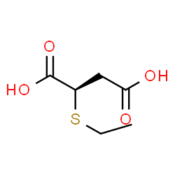 ChemSpider 2D Image | (2R)-2-(Ethylsulfanyl)succinic acid | C6H10O4S