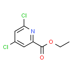 ChemSpider 2D Image | Ethyl 4,6-dichloropicolinate | C8H7Cl2NO2