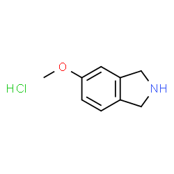 ChemSpider 2D Image | 5-Methoxyisoindoline hydrochloride | C9H12ClNO