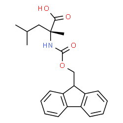 ChemSpider 2D Image | N-[(9H-Fluoren-9-ylmethoxy)carbonyl]-2-methyl-D-leucine | C22H25NO4