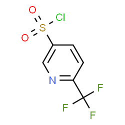 ChemSpider 2D Image | 6-(Trifluoromethyl)-3-pyridinesulfonyl chloride | C6H3ClF3NO2S