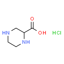 ChemSpider 2D Image | piperazine-2-carboxylic acid hydrochloride | C5H11ClN2O2