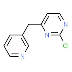 ChemSpider 2D Image | 2-Chloro-4-(3-pyridinylmethyl)pyrimidine | C10H8ClN3