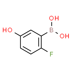 ChemSpider 2D Image | 2-Fluoro-5-hydroxyphenylboronic acid | C6H6BFO3