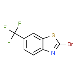 ChemSpider 2D Image | 2-bromo-6-(trifluoromethyl)benzo[d]thiazole | C8H3BrF3NS