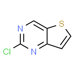 ChemSpider 2D Image | 2-Chlorothieno[3,2-d]pyrimidine | C6H3ClN2S