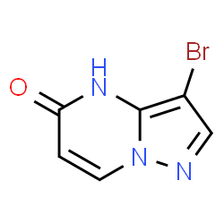 ChemSpider 2D Image | 3-Bromopyrazolo[1,5-a]pyrimidin-5(4H)-one | C6H4BrN3O