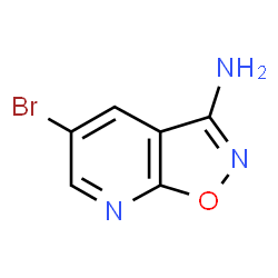 ChemSpider 2D Image | 5-Bromoisoxazolo[5,4-b]pyridin-3-amine | C6H4BrN3O