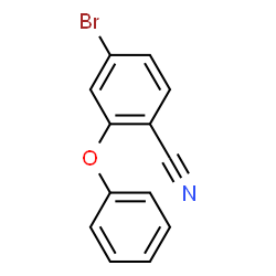ChemSpider 2D Image | 4-Bromo-2-phenoxybenzonitrile | C13H8BrNO