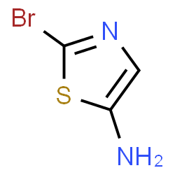 ChemSpider 2D Image | 2-Bromothiazol-5-amine | C3H3BrN2S