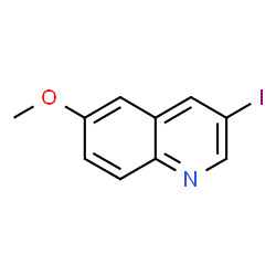 ChemSpider 2D Image | 3-Iodo-6-methoxyquinoline | C10H8INO