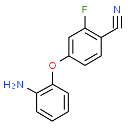 ChemSpider 2D Image | 4-(2-Aminophenoxy)-2-fluorobenzonitrile | C13H9FN2O
