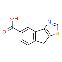 ChemSpider 2D Image | 8H-Indeno[1,2-d][1,3]thiazole-5-carboxylic acid | C11H7NO2S