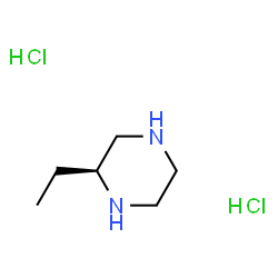 ChemSpider 2D Image | (S)-2-Ethylpiperazine dihydrochloride | C6H16Cl2N2