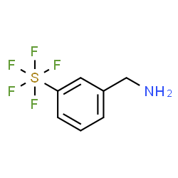 ChemSpider 2D Image | 3-(Pentafluorosulfur)benzylamine | C7H8F5NS