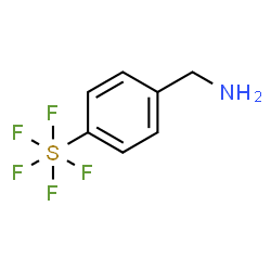 ChemSpider 2D Image | 4-(Pentafluorosulfur)benzylamine | C7H8F5NS