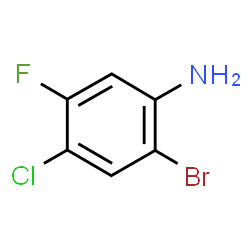 ChemSpider 2D Image | 2-Bromo-4-chloro-5-fluoroaniline | C6H4BrClFN