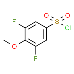 ChemSpider 2D Image | 3,5-Difluoro-4-methoxybenzenesulfonyl chloride | C7H5ClF2O3S