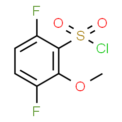 ChemSpider 2D Image | 3,6-Difluoro-2-methoxybenzenesulfonyl chloride | C7H5ClF2O3S