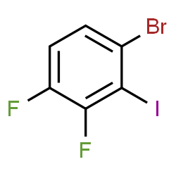 ChemSpider 2D Image | 1-Bromo-3,4-difluoro-2-iodobenzene | C6H2BrF2I