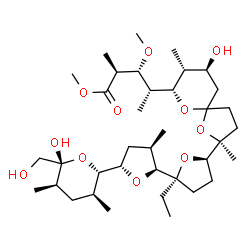 ChemSpider 2D Image | Monensin Methyl Ester | C37H64O11