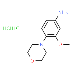 ChemSpider 2D Image | 3-Methoxy-4-morpholinoaniline Dihydrochloride | C11H18Cl2N2O2