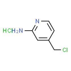 ChemSpider 2D Image | 4-(chloromethyl)pyridin-2-amine hydrochloride | C6H8Cl2N2