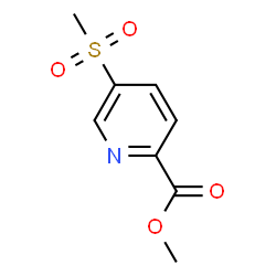 ChemSpider 2D Image | methyl 5-(methylsulfonyl)picolinate | C8H9NO4S