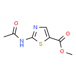 ChemSpider 2D Image | Methyl 2-acetamidothiazole-5-carboxylate | C7H8N2O3S