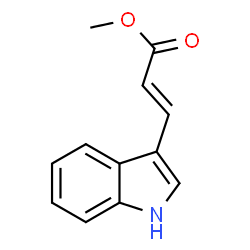 ChemSpider 2D Image | Indole-3-acrylic acid methyl ester | C12H11NO2
