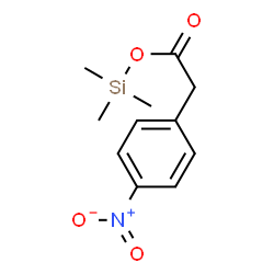 ChemSpider 2D Image | Trimethylsilyl (4-nitrophenyl)acetate | C11H15NO4Si