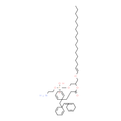 ChemSpider 2D Image | (17E)-27-Amino-24-hydroxy-24-oxido-19,23,25-trioxa-24lambda~5~-phosphaheptacos-17-en-21-yl (4Z,7Z,10Z,13Z,16Z,19Z)-4,7,10,13,16,19-docosahexaenoate | C45H78NO7P