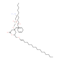 ChemSpider 2D Image | (15E)-25-Amino-22-hydroxy-22-oxido-17,21,23-trioxa-22lambda~5~-phosphapentacos-15-en-19-yl (4Z,7Z)-4,7-icosadienoate | C41H78NO7P