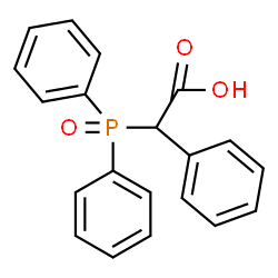 ChemSpider 2D Image | (Diphenylphosphoryl)(phenyl)acetic acid | C20H17O3P