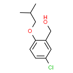 ChemSpider 2D Image | (5-Chloro-2-isobutoxyphenyl)methanol | C11H15ClO2