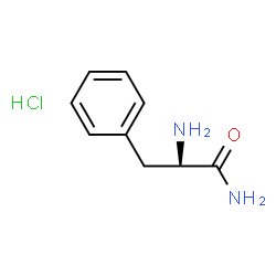 ChemSpider 2D Image | Phenylalaninamide hydrochloride (1:1) | C9H13ClN2O