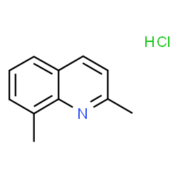 ChemSpider 2D Image | 2,8-Dimethylquinoline hydrochloride | C11H12ClN